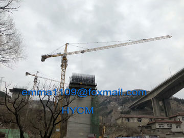 China 5610 Topkit Tower Crane  High Up To 45 Meters Tons With Capacity Of Up To 6T supplier