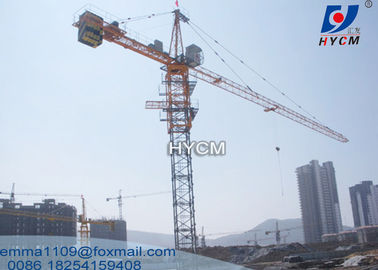 China TC6020 Topkit Type 10 Tons Dubai Tower Crane 2.0tons End Load at 60mts Boom supplier