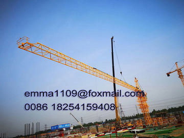 China Fixed Out Climbing Types Of Tower Cranes Model QTZ6012 60m Jib and 8T Load supplier