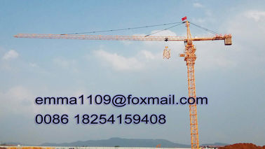China Building Fixing Tower Crane 6ton Max Capacity Load Height 40mts Long Arm 60mts supplier