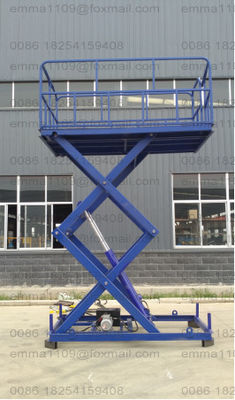 China SJG1-2 1000kg Stationary Scissor Lift Platform to Lift Materials supplier