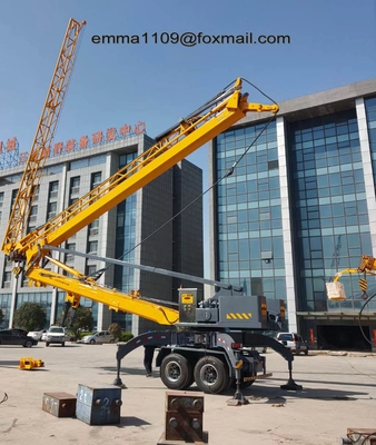 China YT2227 40 Self Erecting Tower Crane with 27m Boom Length and 4t Load Capacity supplier