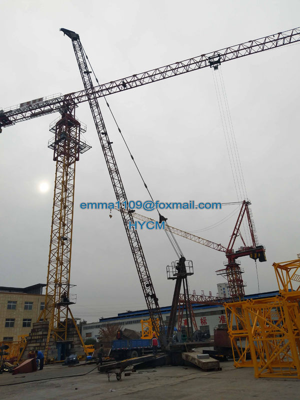 Small Derrick Crane 4 Ton Capacity at 100m Height 30m Luffing Jib Type