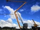 4t YT1924 Self Erecting Tower Crane 24m Boom Tip Load 1.3T 19m Working Height supplier