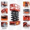 Person Aerial Work Hydraulic Electric Mobile Self Propelled Scissor Lift Platform supplier