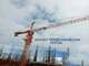 TC6013 8t Topkit Tower Crane Top Slewing 1.6*3m Split Type Mast Section  In Kyrgyz supplier