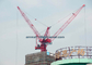 Hot 6T Luffing Tower Crane with L46 Mast Section 45M Boom Jib Inside Buildings supplier