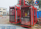 2tons Construction Man and Material Hoist Twin Cages Inverter Control supplier