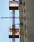 SC200 Single Cabin Building Elevator with Mast Lifting Crane 650mm Section Mast supplier