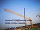 QTZ63 50m Working Jib Tower Crane with 2.5m Blcok type Mast Section Easy to Install supplier