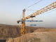 Big 7550 Building Hammerhead Tower Crane With Counterweight Frame supplier