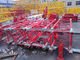 6t QTD2520 Small Luffing Tower Crane 25m Jib Length 1.2m Mast Secitons supplier