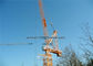 25t Big QTD500-5078 Luffing Tower Crane 50m Long Lifting Jib 7.8t Tip Load supplier