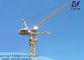 D4522 1.6*3m Mast Luffing Tower Crane 6tons Load Capacity Mast Height 25.5m supplier