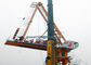 D4522 1.6*3m Mast Luffing Tower Crane 6tons Load Capacity Mast Height 25.5m supplier