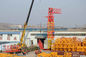 PT7532 Flat Top Tower Crane 75mts Working Jib 20t Load Without Head Type supplier