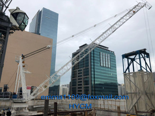 mini QD2525 Derrick Crane 12t Luffing Tower Crane Install On Top Of ...