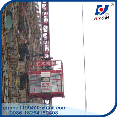 SC100 Single Cage Building Hoist Residential Elevator Building Material And Workers