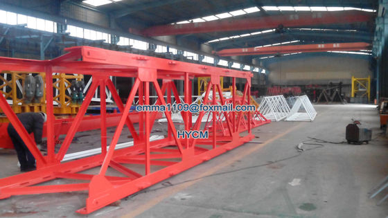 QTD4522 Luffing Crane Tower 6tons 3m Potain Mast Sections for High Buildings