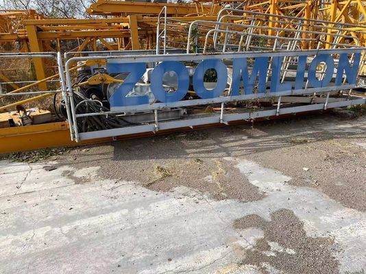 Apply Zoomlion 6012 Used Tower Crane With 2.8m Block Mast Section And 6T Max Load