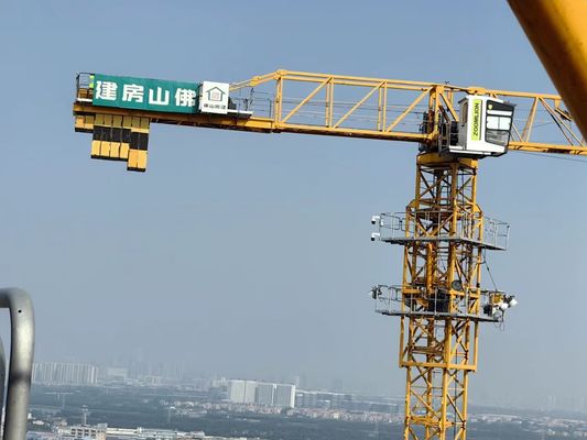 7020 QTZ250 Used Tower Crane With 3meters L68B Mast Sections EXW FOB CIF CPT