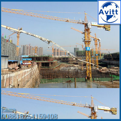 MC120B 6T Used Tower Crane with 3m Mast Sections for 10 floor Building Height