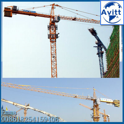 MC120B 6T Used Tower Crane with 3m Mast Sections for 10 floor Building Height
