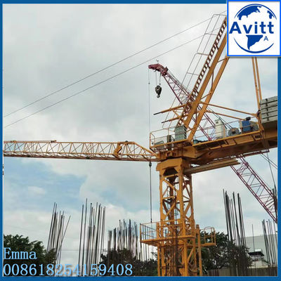 D5020 Luffing Jib Crane Tower 50M Arm 10 tons Load Full VFD Mechanisms