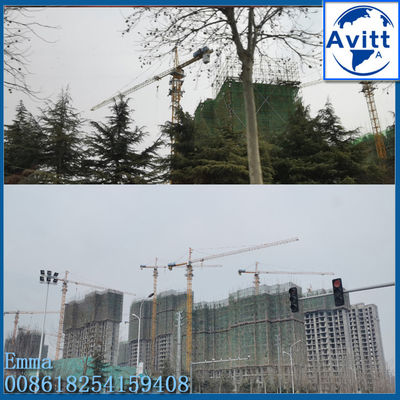 QTZ4807 Hydraulic Telescopic Climbing Types of Tower Crane 48M Working Jib