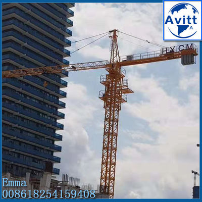 QTZ160 1600ton.m Topkit Tower Crane 12tons For 220ft Heigh Building