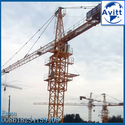 TC5013 Model 50m Boom Small Tower Crane Fixed And External Self Climbing Type