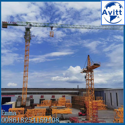 10 tonnes Load PT6515 Topless Tower Crane 65m Jib 1.5 tonne at Jib end 60m high Free standing