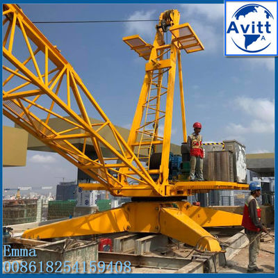 QD80 Derrick Crane 8ton Load Lifting Building Materials Without Mast