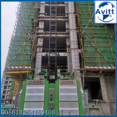 1-4t Rack Pinion Construction Hoist Elevator Mast Section Climbing Type