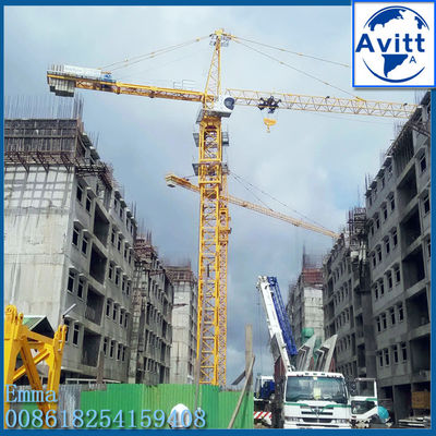 10 t topkit tower crane QTZ125 6018 2*3M L68 Potain Mast Sections Save Container Cost