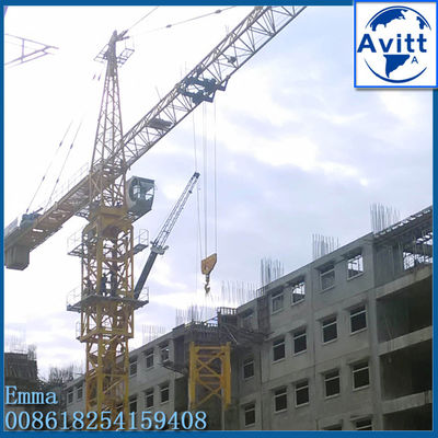 Max Load Capacity 12t Topkit Tower Crane 60mts Working Boom TC6024