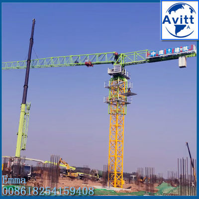 6 Tons PT6013 Topless Tower Crane 2.5m Block Mast 40m Height