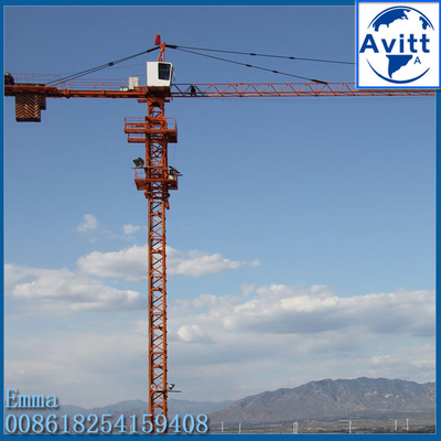 QTZ63 Hammerhead Tower Crane TC5013 5T Load 35.5m  Free Height S24 Mast Section