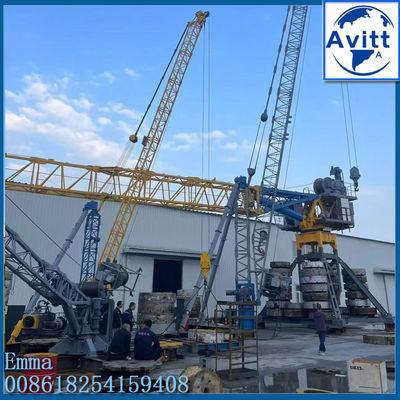 DC1830 Small Derrick Crane 4 Ton Capacity at 100m Height 18m Luffing Jib
