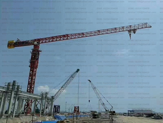 Crane Without Rope QTZ160 Tower Crane without Head PT6022 10tons Faucet 60m Freestanding ...