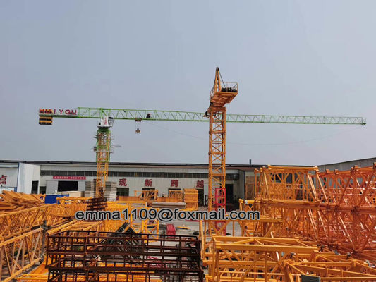 Crane Without Rope QTZ125 Tower Crane without Head 60mts Boom Lenth 1.5t Tip load and ...